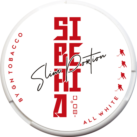 Siberia All White Slim Portion Snus