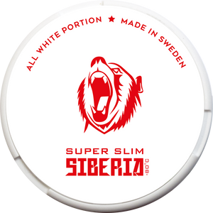 Siberia All White Super Slim Snus