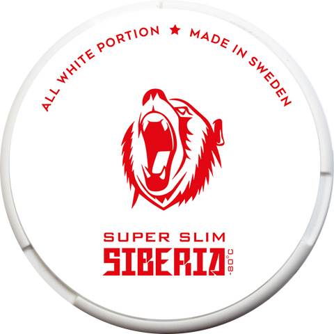 Siberia All White Super Slim Snus