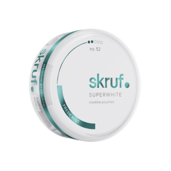 skruf Super White #2 Fresh Slim All White Snus