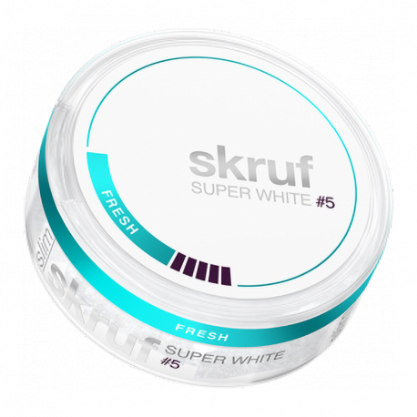 skruf SUPERWHITE no. 55 Fresh Mint Ultra Strong