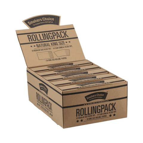 Smokers Choice | Rollingpack | King Size Natural Rolling Papers + Filter