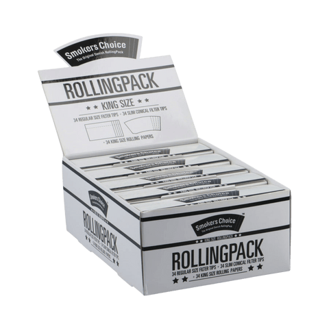 Smokers Choice | Rollingpack | King Size White Rolling Papers + Filter