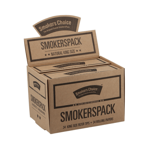 Smokers Choice | Smokerspack | King Size Natural Rolling Papers + Filter