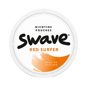 SWAVE Red Surfer Slim All White Snus