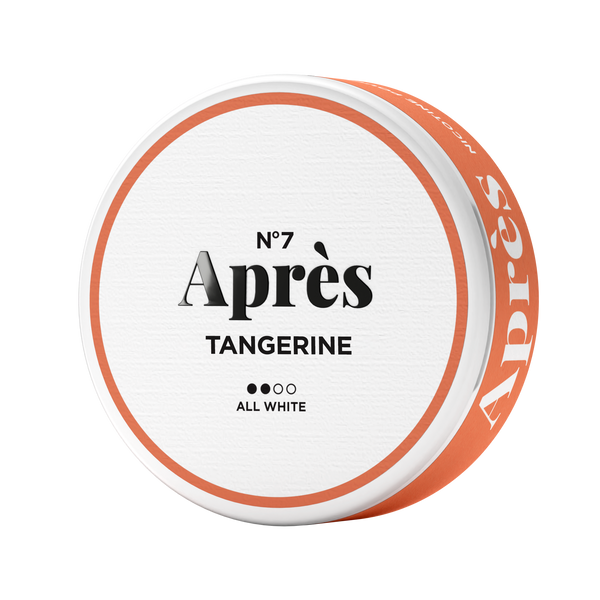 Après Tangerine No.7 Large All White Snus