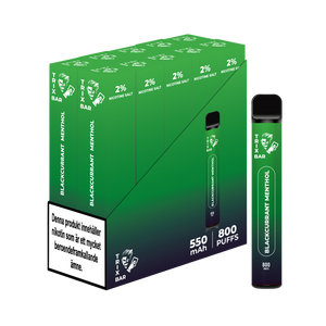 Trix Bar 800 Blackcurrant Menthol Engångs Vape