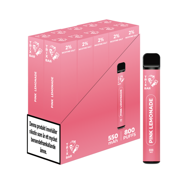 Trix Bar 800 Pink Lemonade Engångs Vape