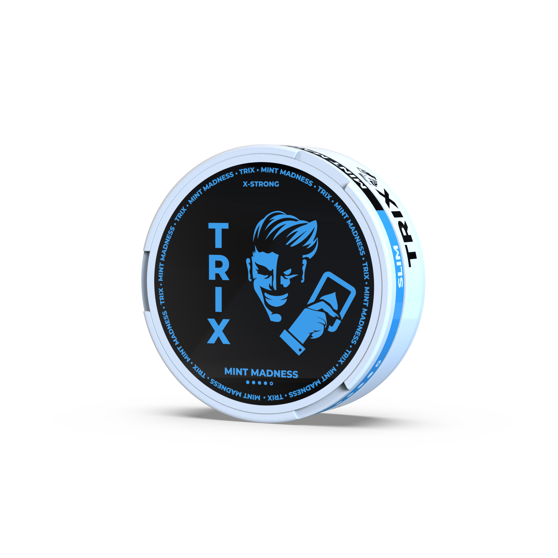 TRIX Mint Madness X-Strong Slim All White Snus