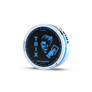 TRIX Mint Madness X-Strong Slim All White Snus