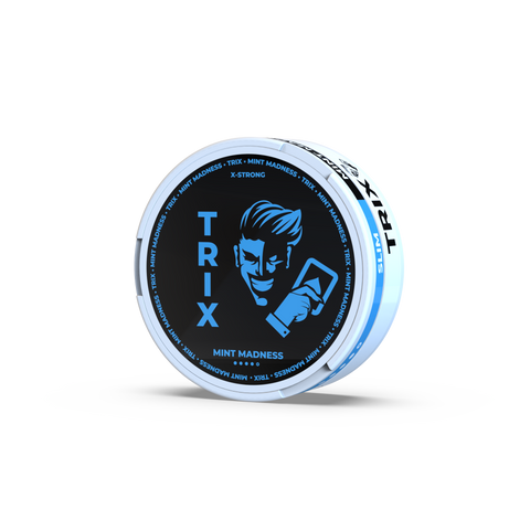 TRIX Mint Madness X-Strong Slim All White Snus