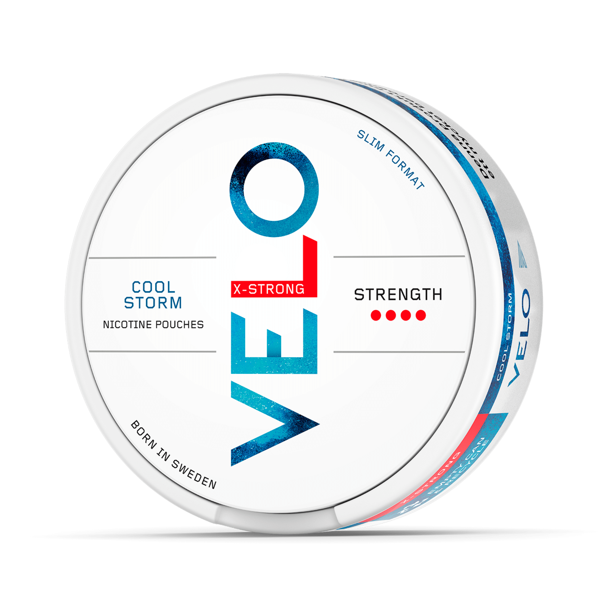 VELO Cool Storm Slim X-Strong All White Snus