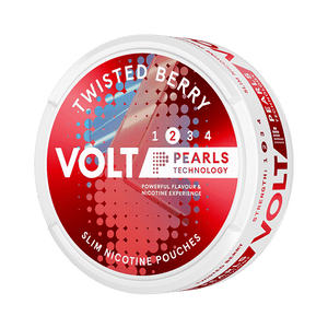 VOLT Pearls Twisted Berry Slim Strong All White Snus