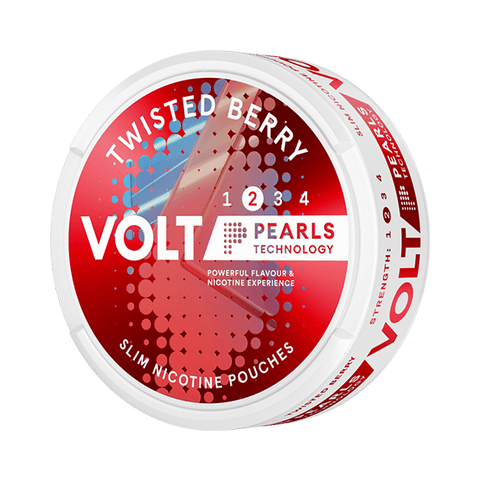 VOLT Pearls Twisted Berry Slim Strong All White Snus