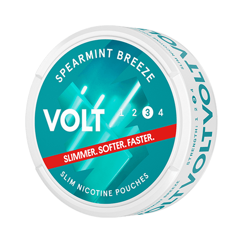 VOLT Spearmint Breeze Slim Strong All White Snus