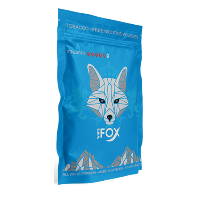 White Fox Soft Pack Slim Extra Strong All White Snus