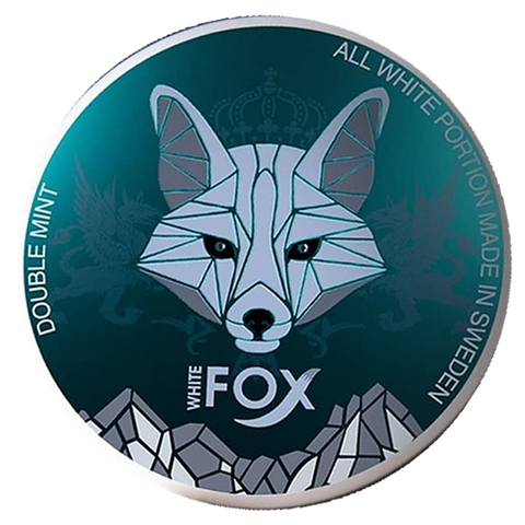 White Fox Double Mint Slim Extra Strong All White Snus