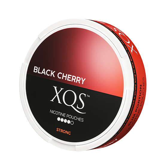 XQS Black Cherry Slim Strong All White Snus