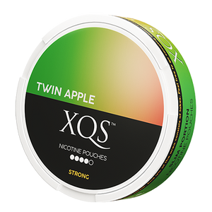 XQS Twin Apple Slim Extra strong All White Snus