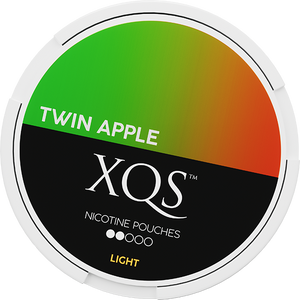 XQS Twin Apple Light All White Snus