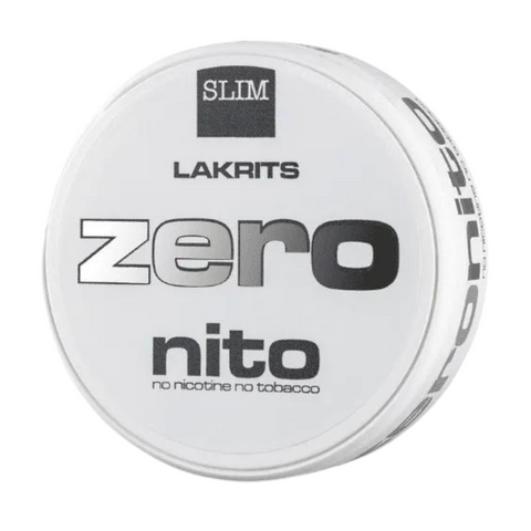 Zeronito Lakrits Slim Nikotinfritt Snus