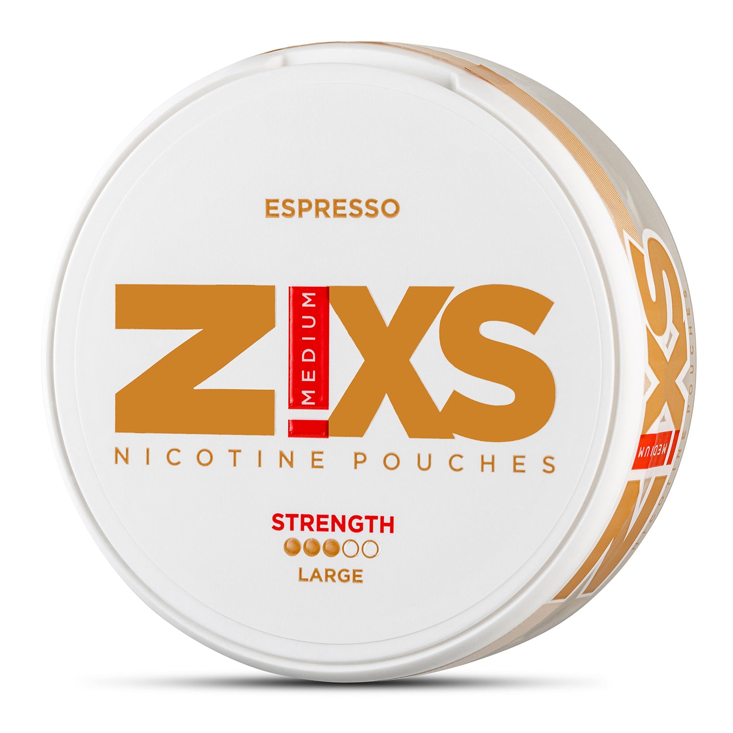 ZiXS Espresso Large All White Snus