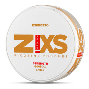 ZiXS Espresso Large All White Snus