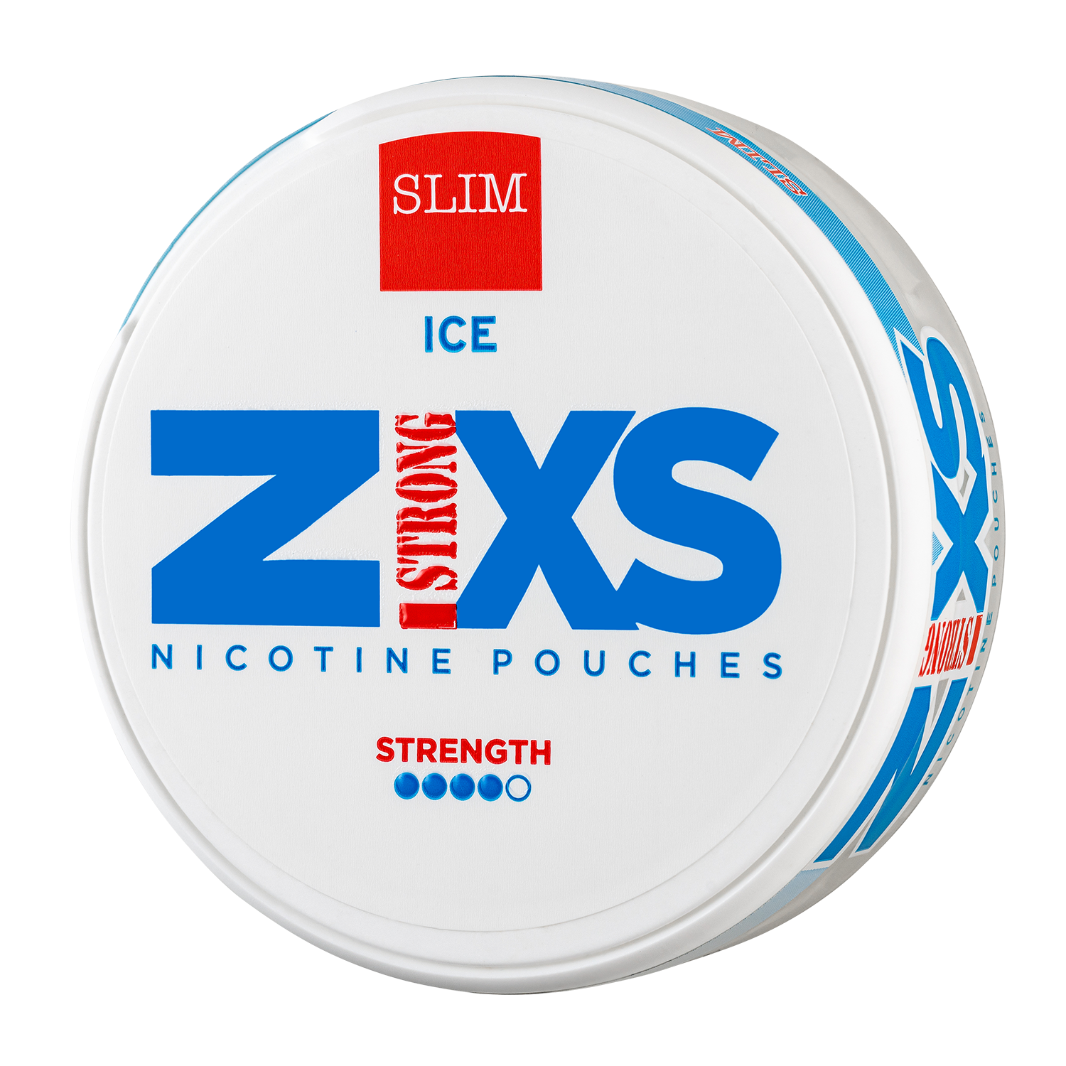 ZiXS Ice Slim Strong All White Snus