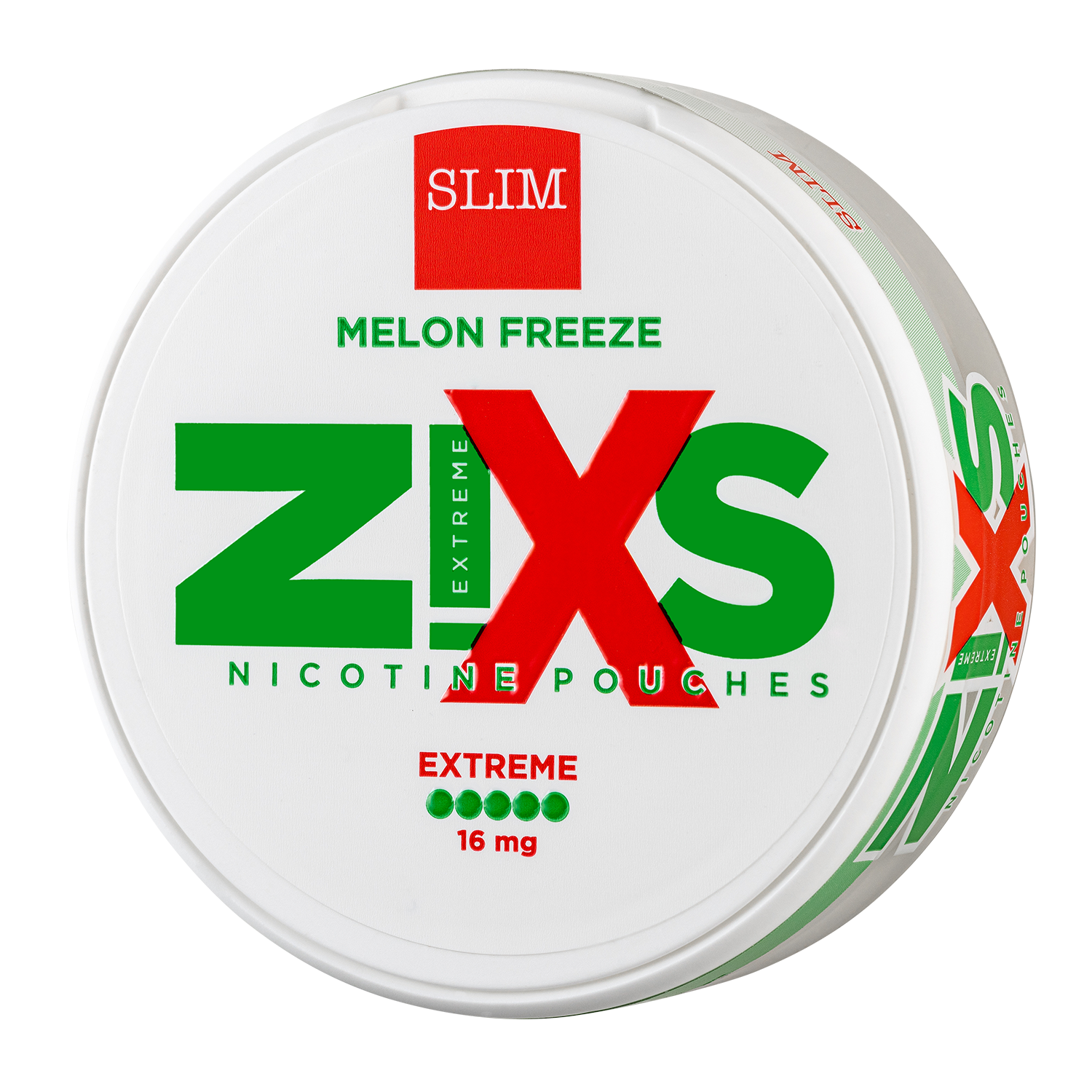 ZiXS Melon Freeze Slim Extreme All White Snus