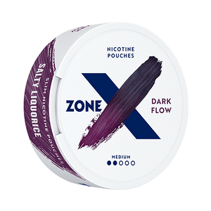 ZONE X Dark Flow Slim All White Snus