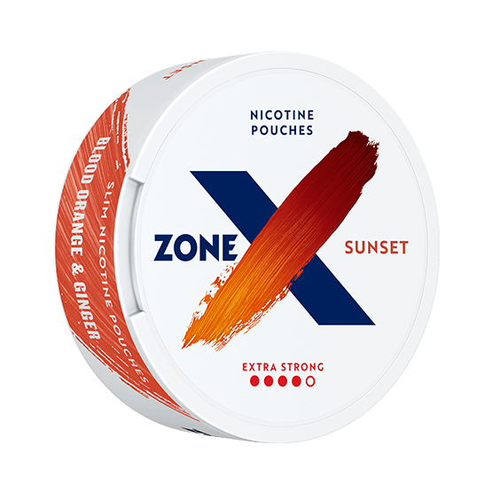 ZONE X Sunset Slim Extra Strong All White Snus