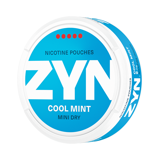 ZYN Cool mint 9mg Mini All White Snus