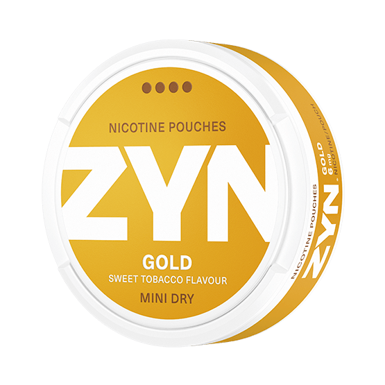 ZYN Gold Mini Dry Extra Strong All White Snus